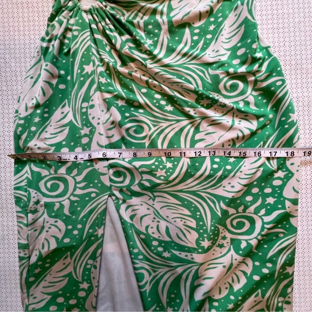Saylor Kaegan One-Shoulder Dress in Kermit – Size M - Picture 9 of 14